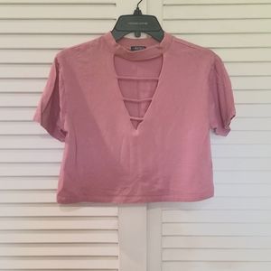 Wild Fable XS Pink Crop Top